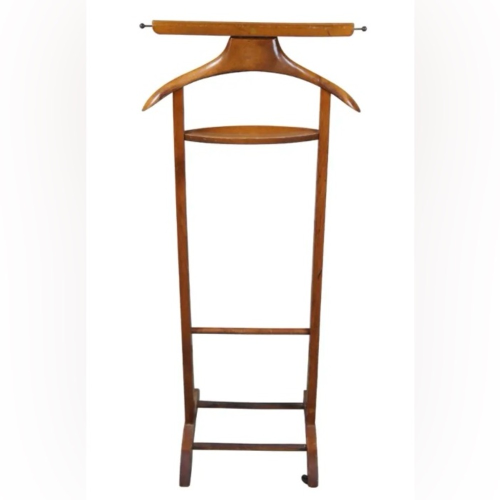Ico Parisi For Fratelli Reguitti Mid Century Italian Maple Clothing Valet Stand